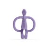 MATCHSTICK MONKEY Kousátko a zubní kartáček bez ocasu Purple
