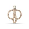 MATCHSTICK MONKEY Kousátko a zubní kartáček Giraffe teether - Žirafa