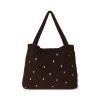 STUDIO NOOS Taška Mom Bag Teddy Chocolate Hearts