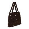 STUDIO NOOS Taška Mom Bag Teddy Chocolate Hearts