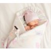 LULLALOVE Kojenecká bavlněná čepička 0-3 měsíce Růžová