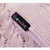 LULLALOVE Ažurková přikrývka Boho Pudrová Růž