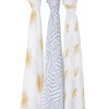 ADEN + ANAIS Silky Soft Swaddles 3balení Golden Sun
