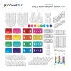 CONNETIX Magnetická kuličková dráha Bright Ball Run Pack 114 ks