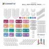 CONNETIX Magnetická kuličková dráha Pastel Ball Run Pack 114 ks