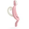 MATCHSTICK MONKEY Kousátko a zubní kartáček Dusty Pink