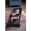 BABYBJÖRN Lehátko Bliss Anthracite Cotton + hračka dřevěná