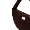 STUDIO NOOS RIB Puffy Cross Body bag Dark Brown