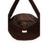 STUDIO NOOS RIB Puffy Cross Body bag Dark Brown