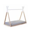 CHILDHOME Postel Tipi stan konstrukce Natural White 70x 140 cm