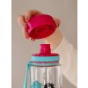 EQUA Plastová láhev Pink Monsters 600 ml