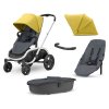 QUINNY Kompletní kočárek Hubb Orche on Graphite/Graphite on Graphite