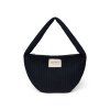 STUDIO NOOS Flannel Chalkstripe Cross Body bag Dark Blue