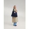 STUDIO NOOS Flannel Chalkstripe Diaper Bag Dark Blue