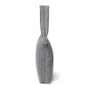 STUDIO NOOS Flannel Chalkstripe Diaper Bag Light Grey