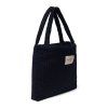 STUDIO NOOS Flannel Chalkstripe Mom Bag Dark Blue