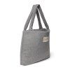 STUDIO NOOS Flannel Chalkstripe Mom Bag Light Grey