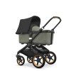 BUGABOO Fox Kompletní kočárek Black/Green Melange/Black