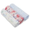 ADEN + ANAIS Silky Soft Swaddles 3balení Watercolour Garden