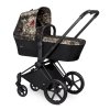 CYBEX Set Priam Podvozek All Terrain Matt Black + Priam Carry Cot a Seat Lux Fashion Butterfly