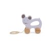 TRIXIE Dřevěná tahací hračka Mrs. Mouse