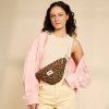 HINDBAG Olivia Ledvinka Leopard Cinnamon