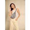 HINDBAG Sasha Ledvinka Leopard Off White