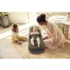 BABYBJÖRN Lehátko Bouncer Bliss Dark green Woven Petal, tm.šedá konstrukce