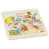 GOKI Dřevěné puzzle Jeden den mého života