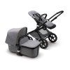 BUGABOO Fox Kompletní kočárek Classic Black/Grey Melange