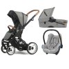MUTSY Evo Urban Nomad Black/Light Grey + Maxi Cosi Cabriofix Nomad Grey