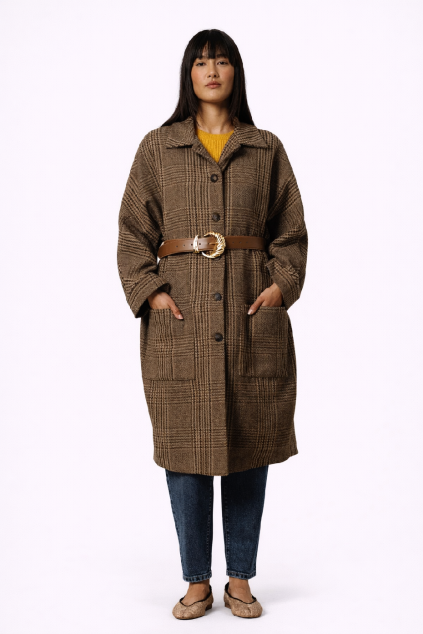 Elegant záhyb s páskem ve zlatě