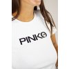 Pinko Up Dámské regular fit bílé tričko s logem