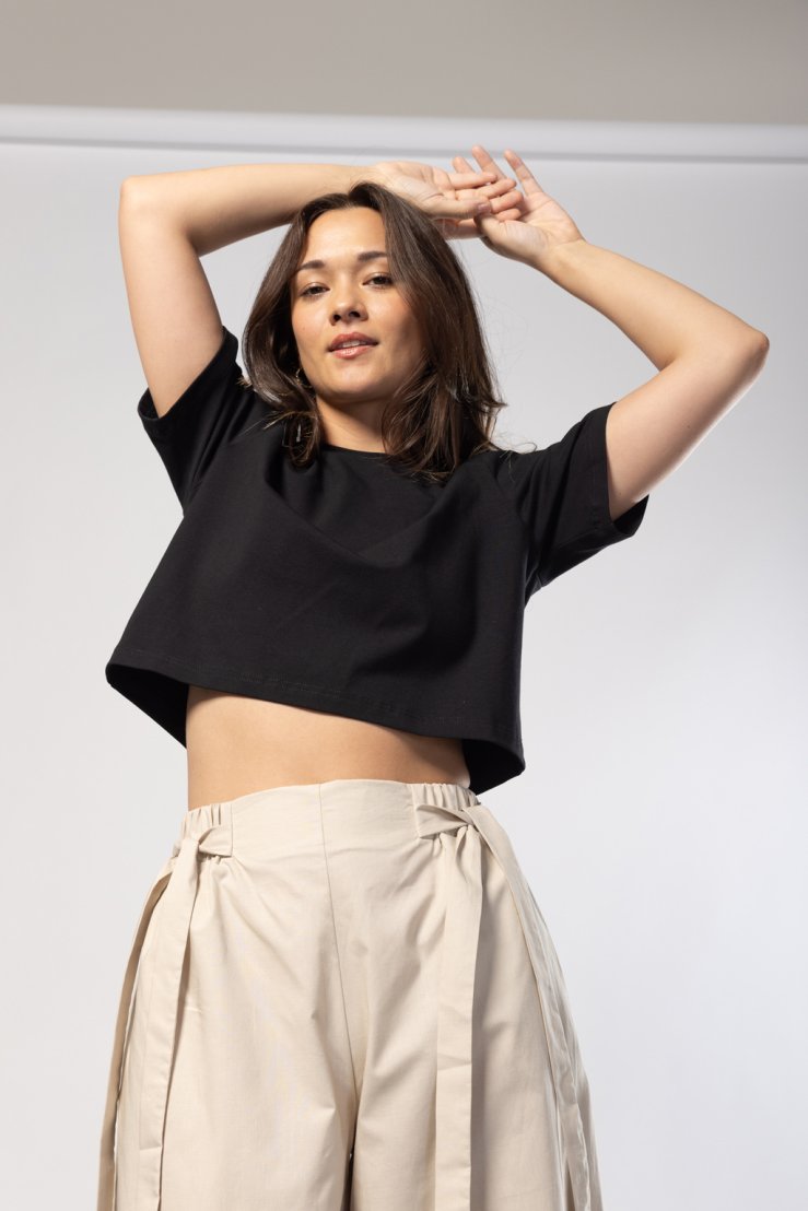 oneday emily crop top bavlneny cerny 23