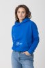 oneday niki kratka mikina s kapuci modra 12