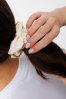 oneday BELLA scrunchie gunicka do vlasu bavlnena kremova 2