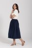 oneday anna bavlnena sukne tmave modra 2
