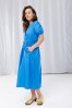 BELLA bavlněné šaty - Modré