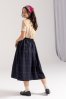 oneday anna vlnena sukne kostka tmave modra 5