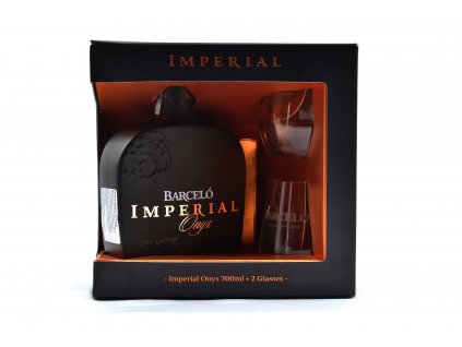 Barceló Imperial Onyx 10 y.o. 0,7 l (dárkové balení 2 sklenice)