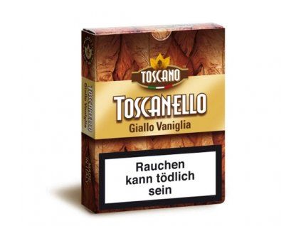 Toscanello Giallo Vanilla mini doutníky, balení 5 ks