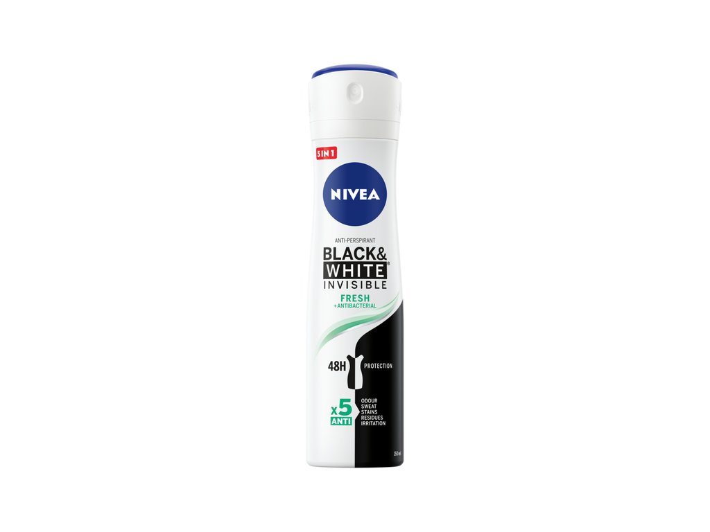 292743 BlackWhite Invisible Fresh Antyperspirant Spray 150 ml BB 1 p