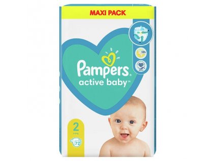 Pampers Active Baby 4-8kg 72ks