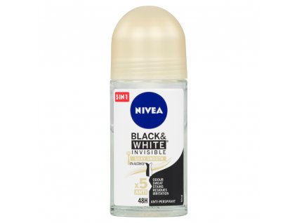 Nivea  Dámsky guľôčkový antiperspirant Black & White Invisible Silky Smooth 50 ml