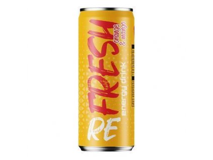 Fresh energetický nápoj orange&mango 250ml + zál.plech. 0,15€