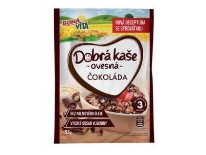 Dobrá Kaša Ovsená  Čokoládová Kaša 55g
