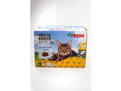 Fresh kapsička mačka mix 12x100g