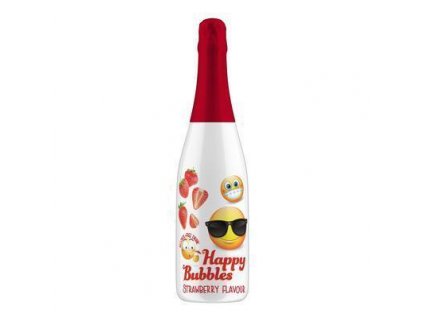Hubert Happy Bubbles strawberry šumivý nápoj detský 0,75l