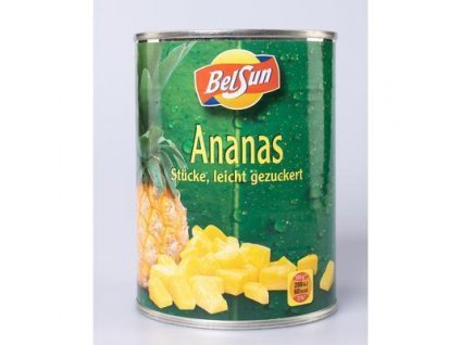 Bel Sun Kompót Ananás Kúsky 580ml/PP340g