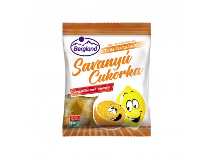 Bergland kyslé cukríky citrón-pomaranč 70g